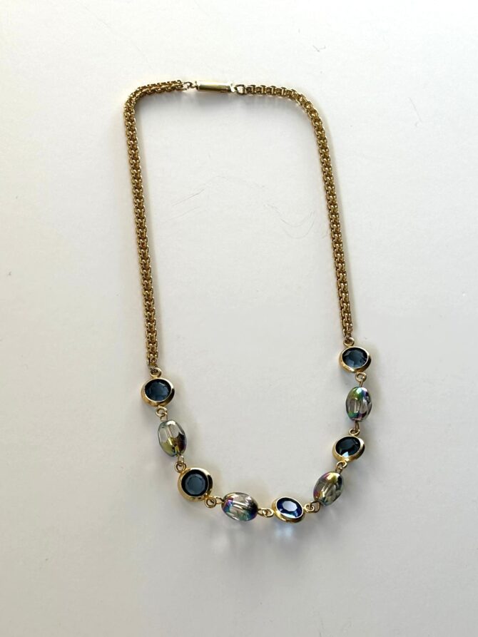 Collar Gold Blue